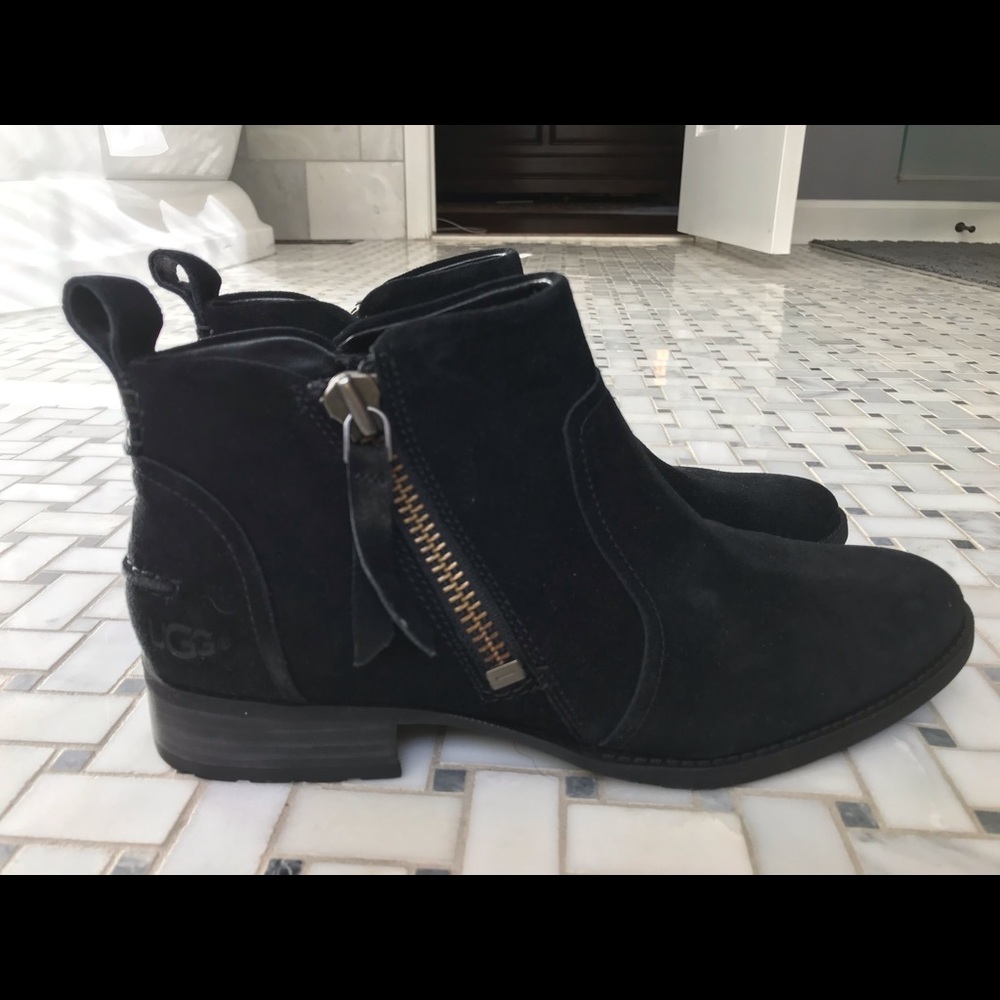 Ugh Aureo Boot Black 8.5 - Picture 1 of 6